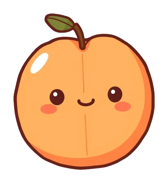 Peach paper squishy template